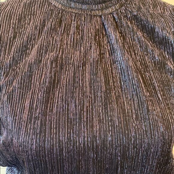 Sam & Jess Elegant shimmering Navy Sleeveless Dress - Picture 4 of 10